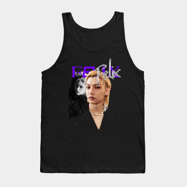 Felix - Stray Kids Tank Top by kkotstore